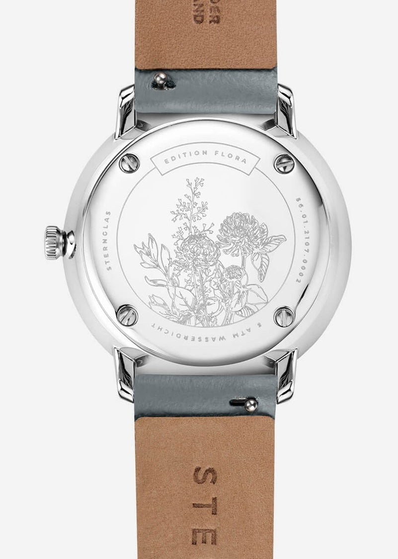 Sternglas Naos XS Edition Flora Ice Blue Watch S01-NDF17-KL10 Image 4