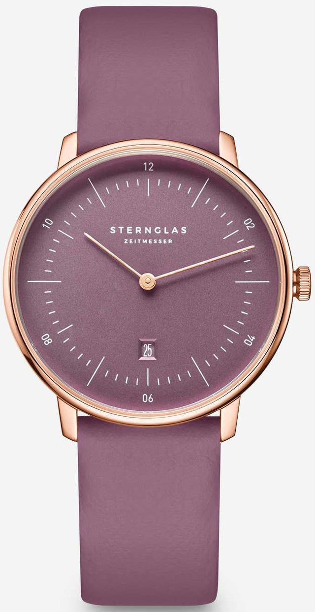 Sternglas Naos XS Edition Flora Lavender Watch S01-NDF28-KL15 Image 1