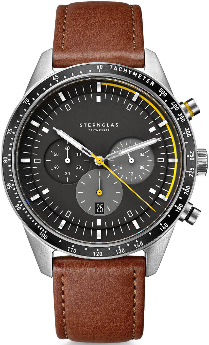 Sternglas Tachymeter Quartz Leather S01-TY03-MO11 Image 1
