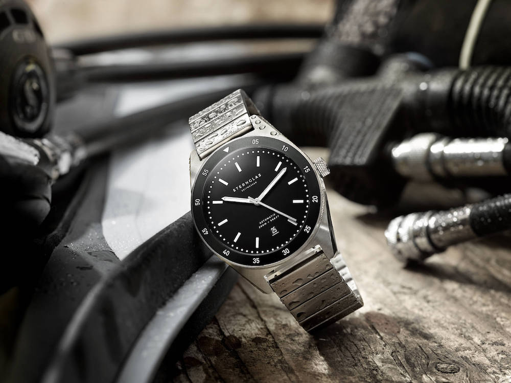 Sternglas Watch Marus Automatic Black Steel S02-MA03-ME03 Image 6