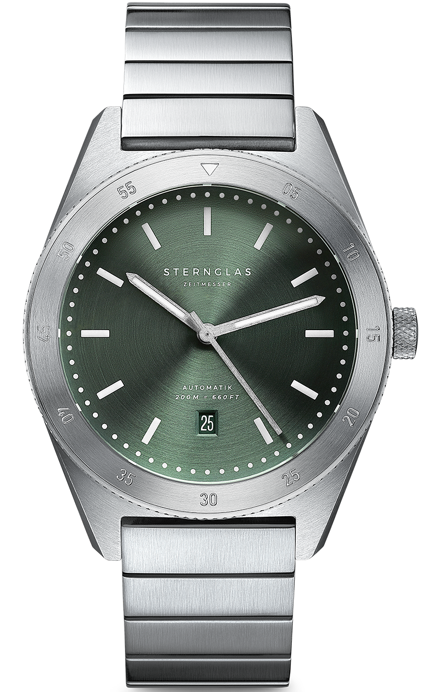 Sternglas Watch Marus Automatic Green Steel S02-MA09-ME03 Image 1