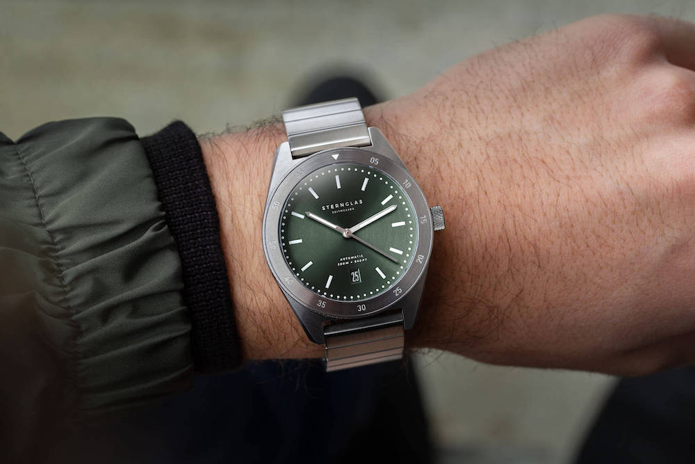 Sternglas Watch Marus Automatic Green Steel S02-MA09-ME03 Image 10