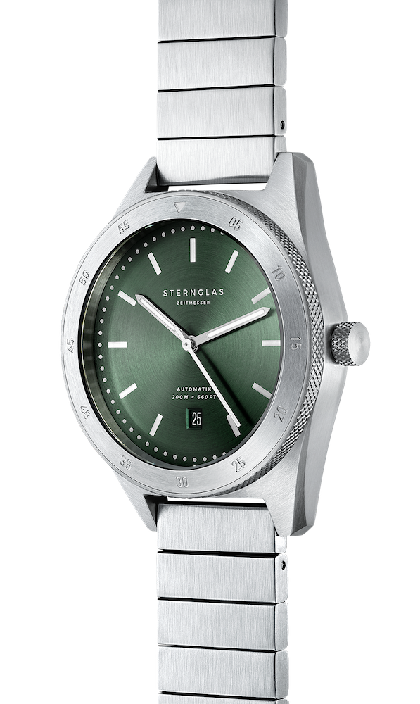 Sternglas Watch Marus Automatic Green Steel S02-MA09-ME03 Image 3