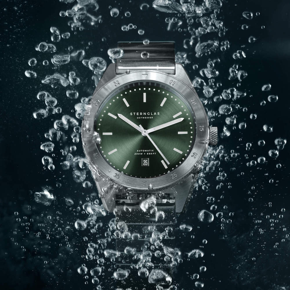 Sternglas Watch Marus Automatic Green Steel S02-MA09-ME03 Image 8