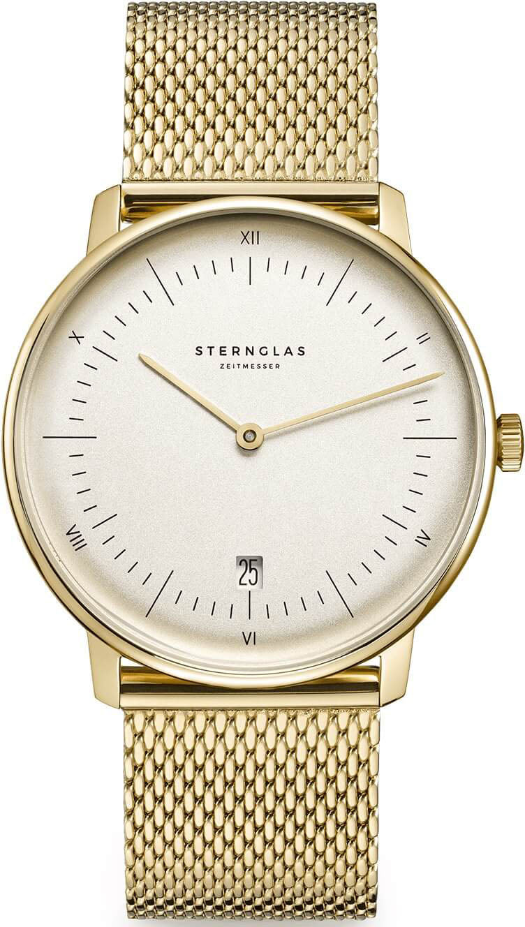 Sternglas Watch Naos Quartz Vintage Edition Bracelet S01-NAV14-MI08 Image 1
