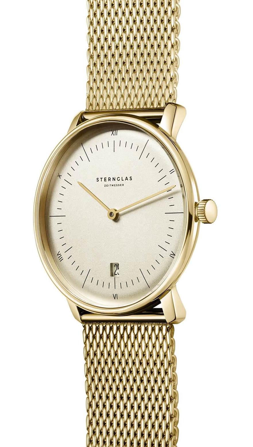 Sternglas Watch Naos Quartz Vintage Edition Bracelet S01-NAV14-MI08 Image 3