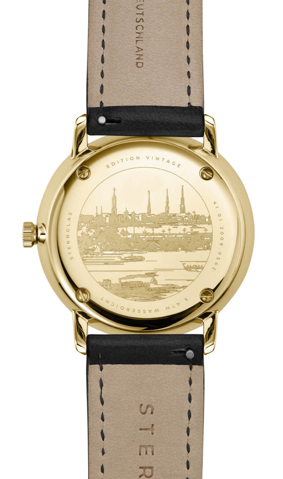 Sternglas Watch Naos Quartz Vintage Edition Leather S01-NAV14-MO03 Image 2