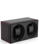 Swiss Kubik Watch Winder Double Masterbox Racing Line Red Stitches SK02-CV-RC-ROUGE Image 1