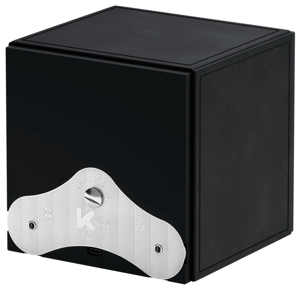 Swiss KubiK Watch Winder Masterbox Single Black Leather SK01.CV003 Image 3