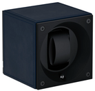 Swiss KubiK Watch Winder Masterbox Single Dark Blue Leather SK01.CV006 Image 1