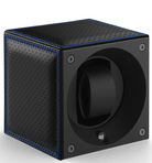 Swiss Kubik Watch Winder Single Masterbox Racing Line Blue Stitching SK01-CV-RC-BLEU Image 1
