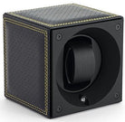 Swiss Kubik Watch Winder Single Masterbox Racing Line Yellow Stitching SK01.CV.RC.JAUNE Image 1