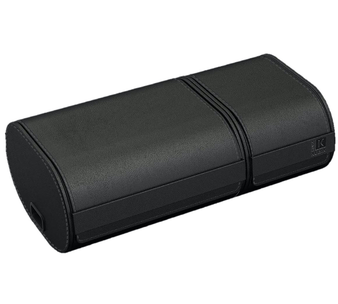 Swiss Kubik Watch Winder Travelbox Black Leather SK.01.TB003 Image 3