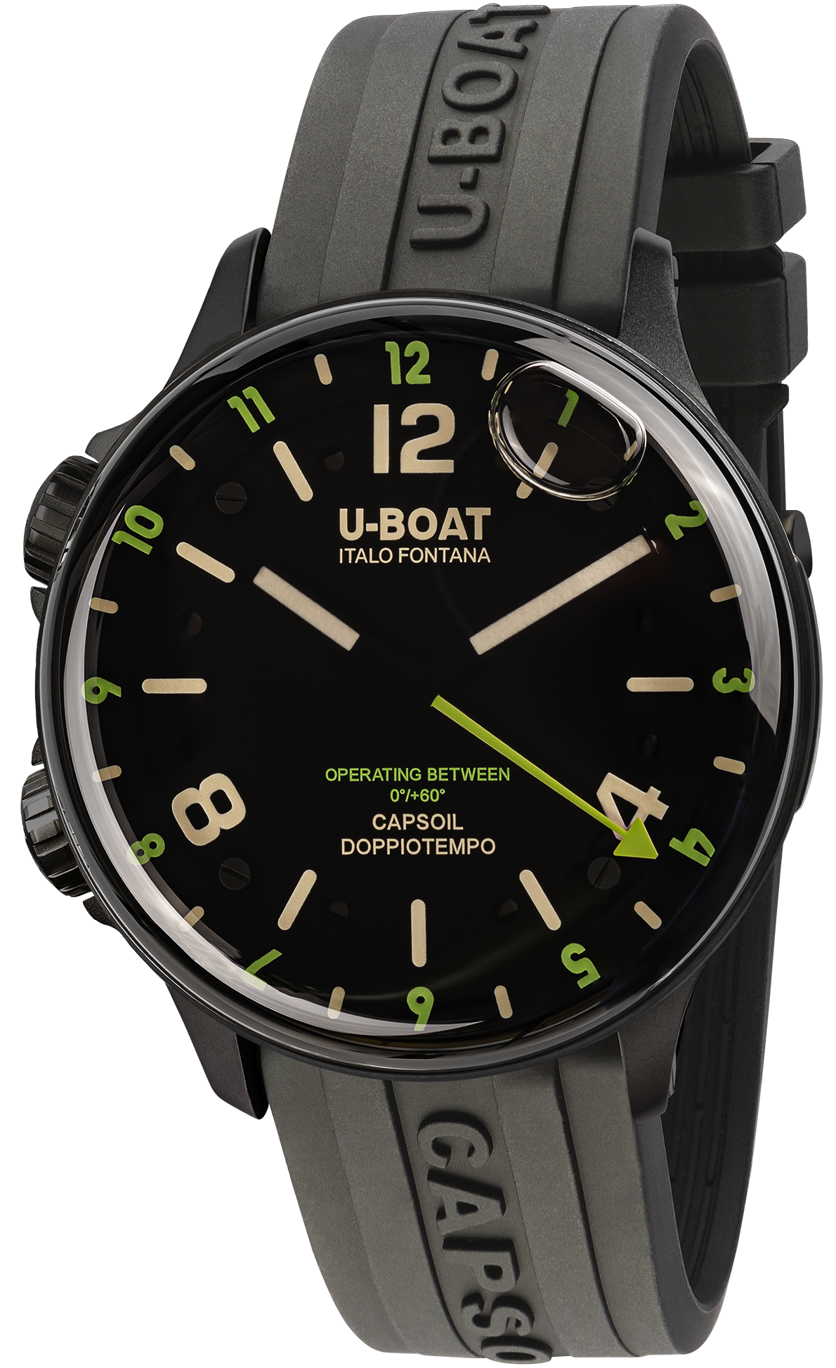 U-Boat Capsoil Doppiotempo 45 DLC Green Indices Watch D 8840/B Image 1