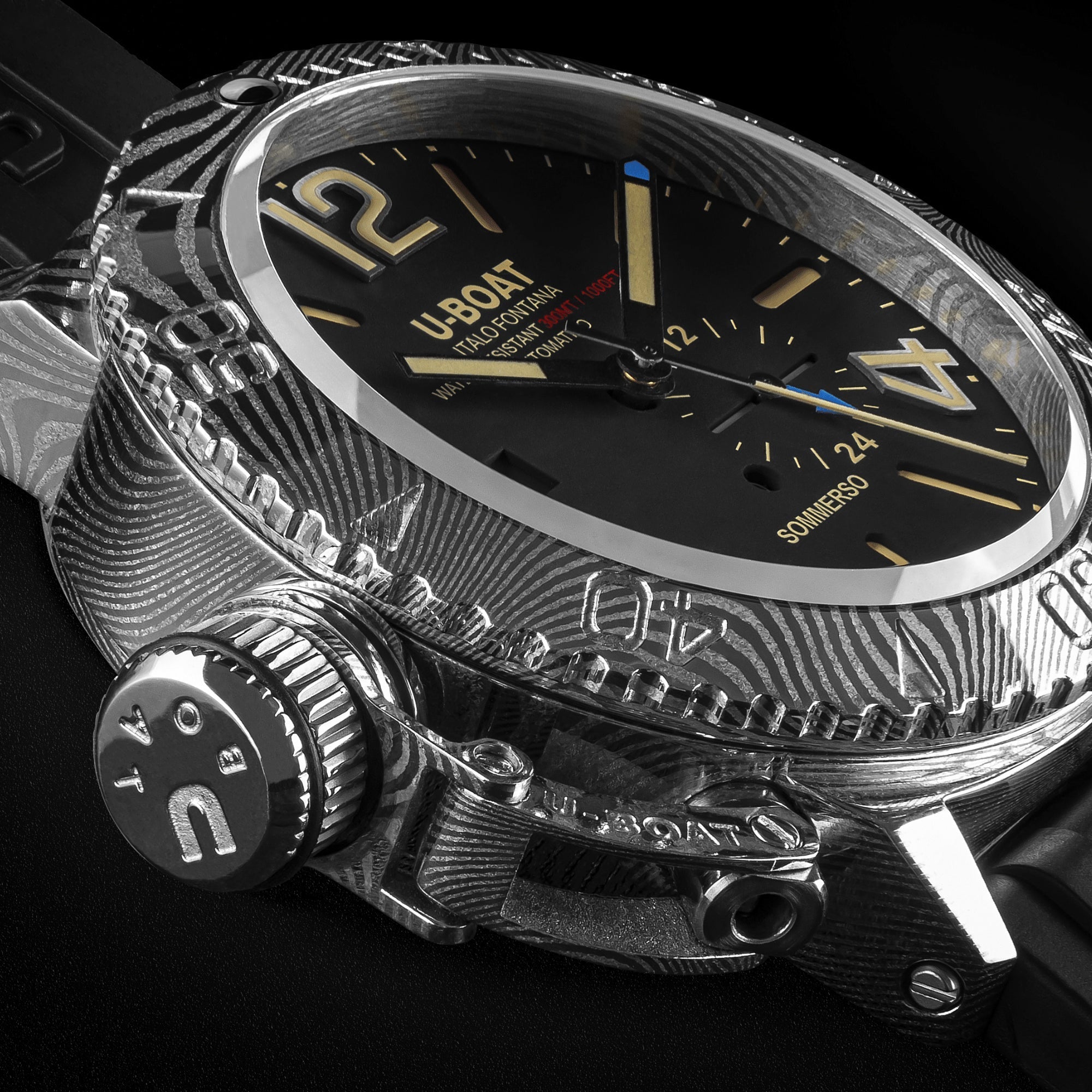 U-Boat Capsule Sommerso Damascus Watch 9999 Image 3