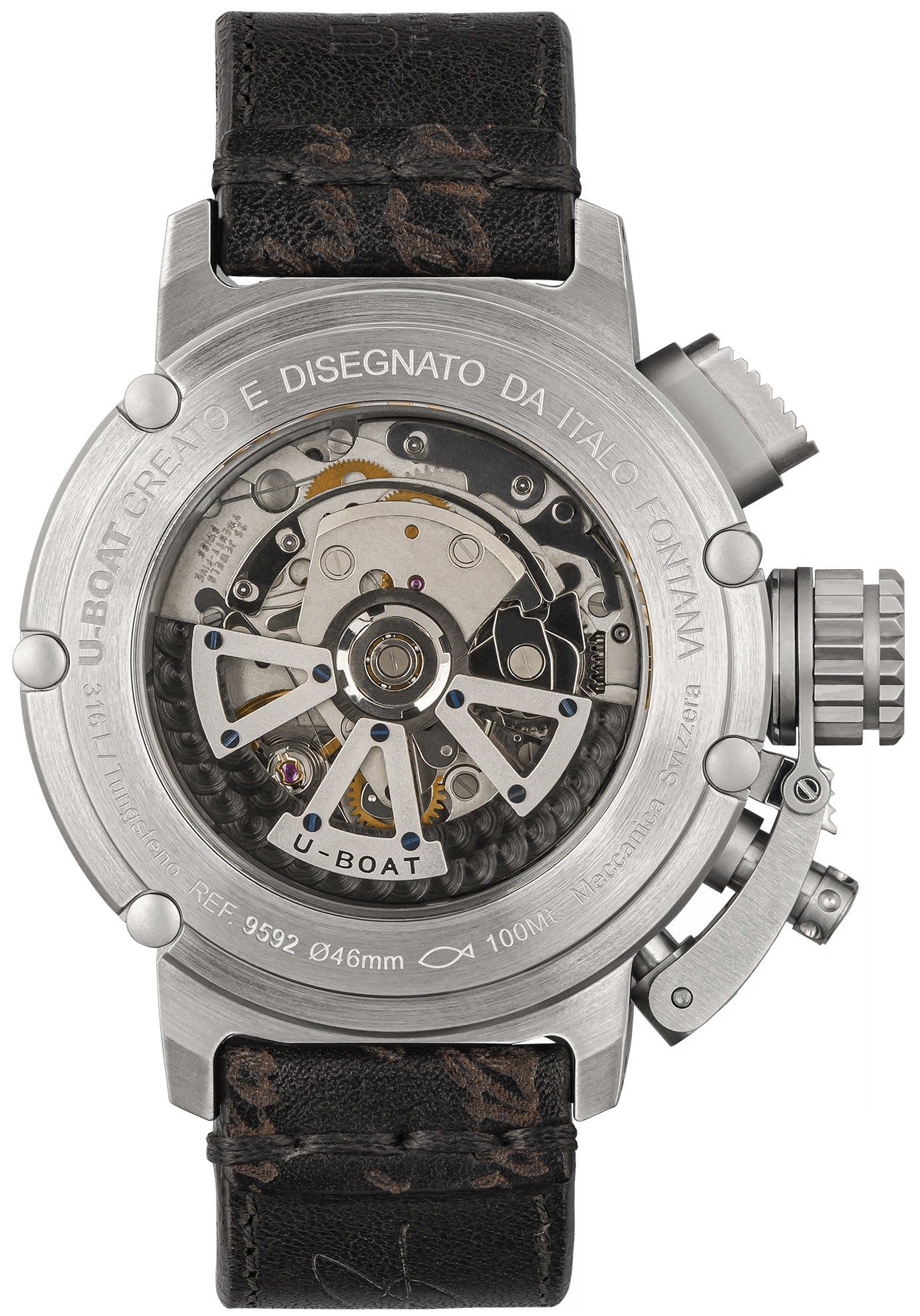 U-Boat Chimera 46mm Black Limited Edition Watch 9592 Image 2