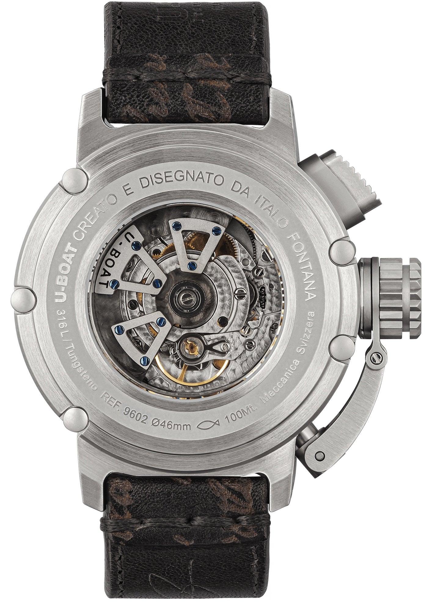 U-Boat Chimera 46mm SS Blu Limited Edition Watch 9602 Image 2