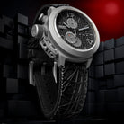 U-Boat Classico 45 Titanium Chronograph Tungsten Black Limited Edition Watch 3004 Image 4