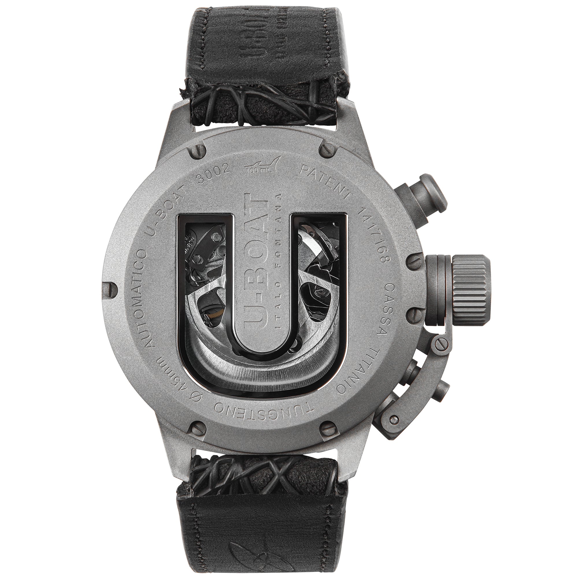 U-Boat Classico 45 Titanium Chronograph Tungsten Grey Limited Edition Watch 3002 Image 2