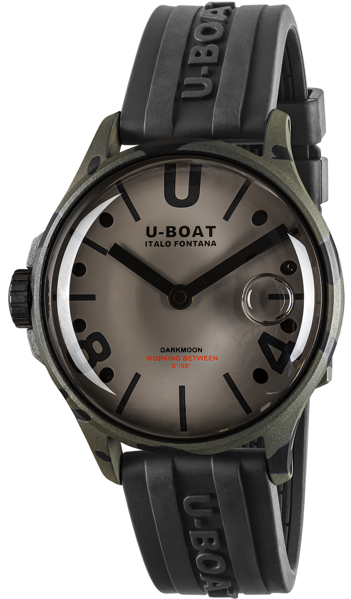 U-Boat Darkmoon 40 Camouflage Grey Curve Black Watch 9551 Image 1