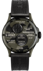 U-Boat Darkmoon 40 Camouflage Grey Curve Black Watch 9551 Image 2