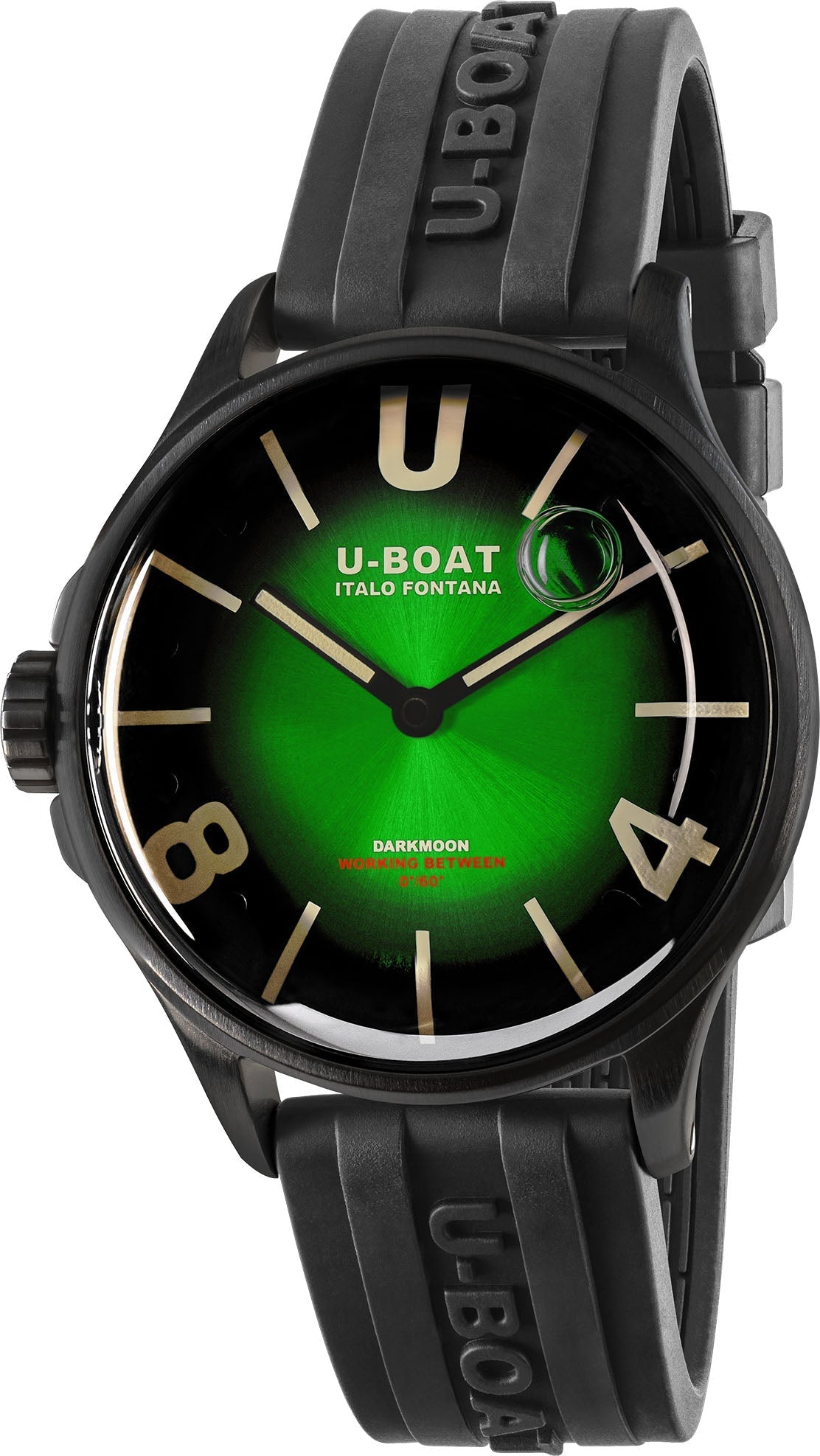 U-Boat Darkmoon 40mm Green PVD Soleil Watch 9503/A Image 1