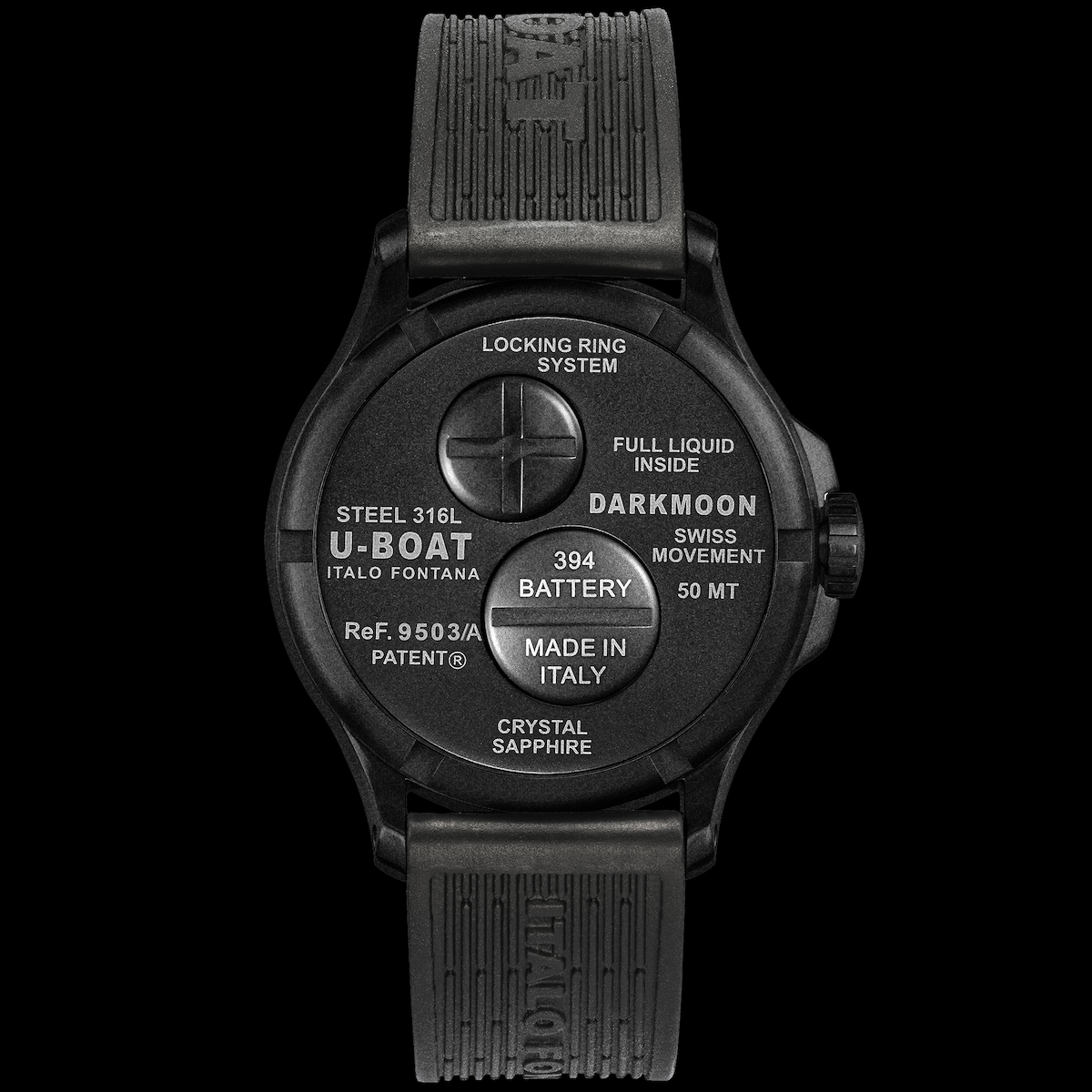 U-Boat Darkmoon 40mm Green PVD Soleil Watch 9503/A Image 2