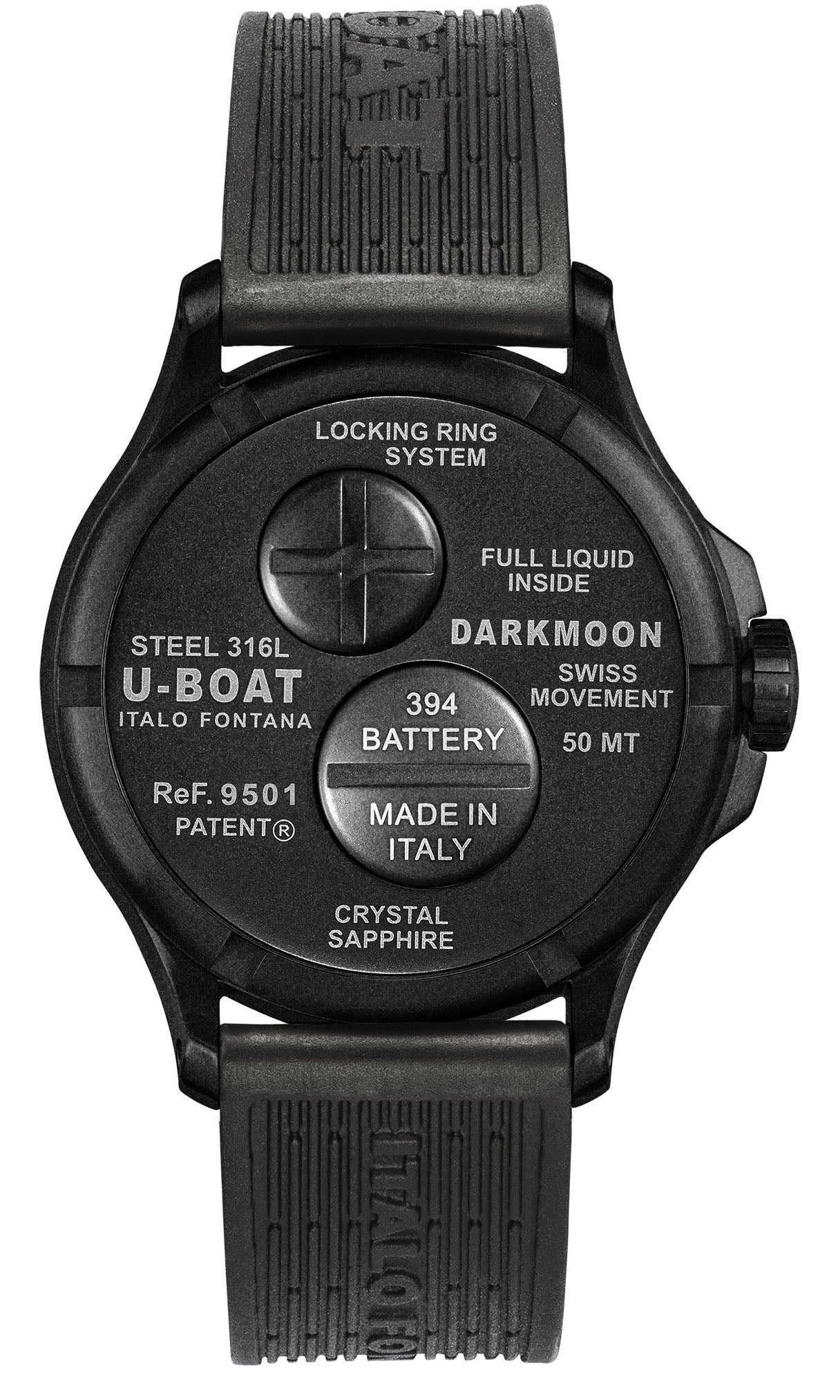 U-Boat Darkmoon 40mm Red PVD Soleil 9501 Image 2