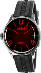 U-Boat Darkmoon 40mm Red SS Glass D 9305 Image 1
