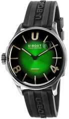 U-Boat Darkmoon  41.5mm Green SS Soleil Watch 9502/B Image 1