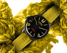 U-Boat Darkmoon 44 Black Yellow Curve PVD Watch D UBT-1068 Image 4
