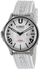 U-Boat Darkmoon 44 White BK Curve SS D 9542/A Image 1