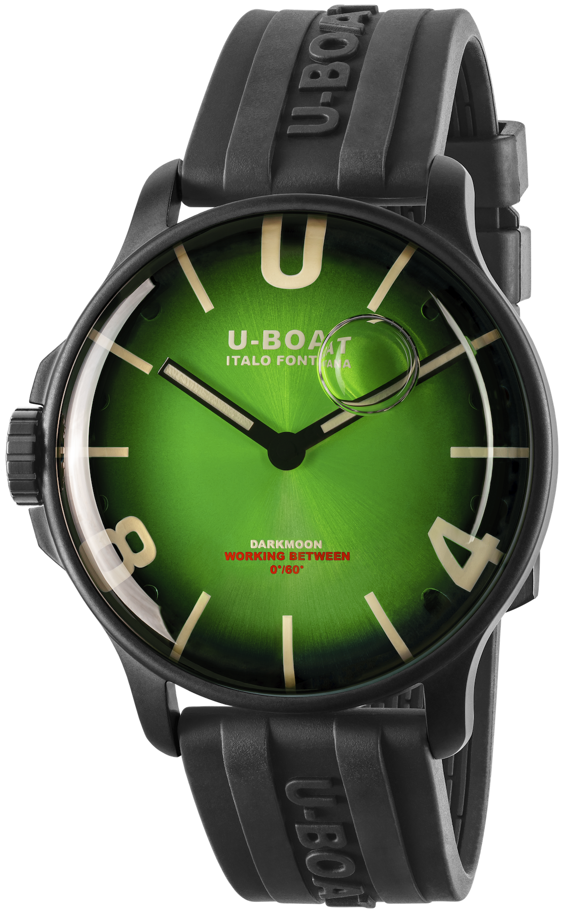 U-Boat Darkmoon 46.5mm Green PVD Watch 8698/E Image 1