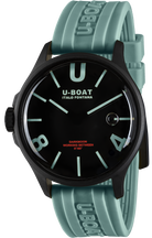 U-Boat Darkmoon BK Curve Aquamarine PVD Watch UBT-1069 Image 1