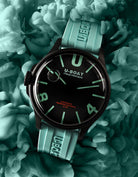 U-Boat Darkmoon BK Curve Aquamarine PVD Watch UBT-1069 Image 3