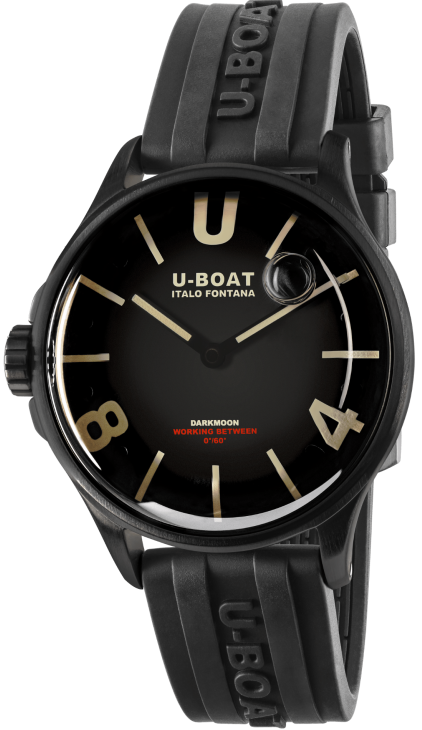 U-Boat Darkmoon Black PVD Watch 9019/B Image 1