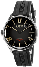 U-Boat Darkmoon Black SS Watch 9018/B Image 1