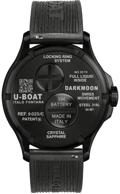 U-Boat Darkmoon Blue PVD Soleil Watch 9020/C Image 2