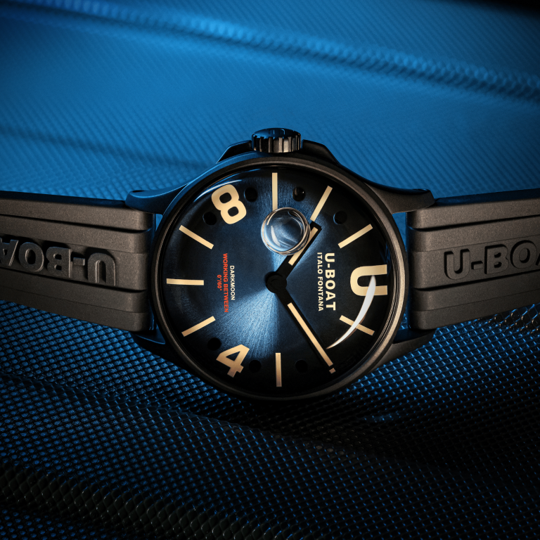 U-Boat Darkmoon Blue PVD Soleil Watch 9020/C Image 3