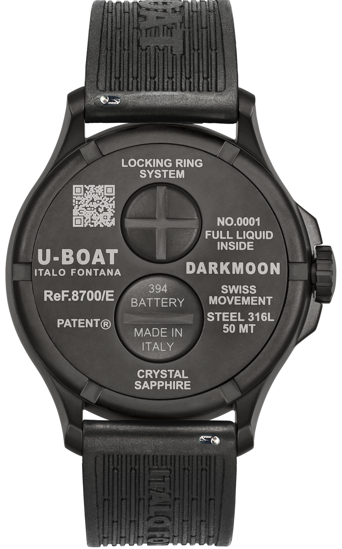 U-Boat Darkmoon Imperial Blue PVD Watch 8700/E Image 2