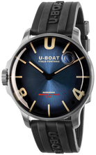 U-Boat Darkmoon Imperial Blue SS Watch 8704/E Image 1