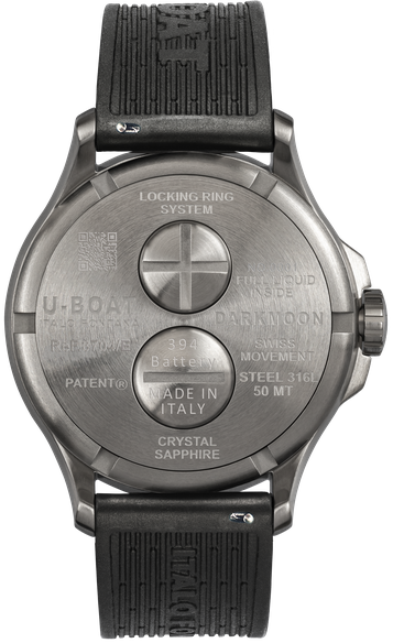 U-Boat Darkmoon Imperial Blue SS Watch 8704/E Image 2