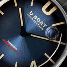 U-Boat Darkmoon Imperial Blue SS Watch 8704/E Image 3