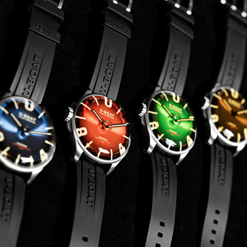 U-Boat Darkmoon Noble Green SS Watch 8702/E Image 4