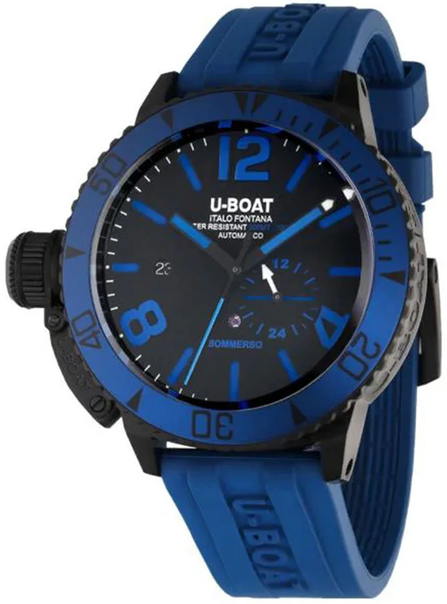 U-Boat Sommerso 46 DLC Aluminium Blue Bezel D 9669 Image 1