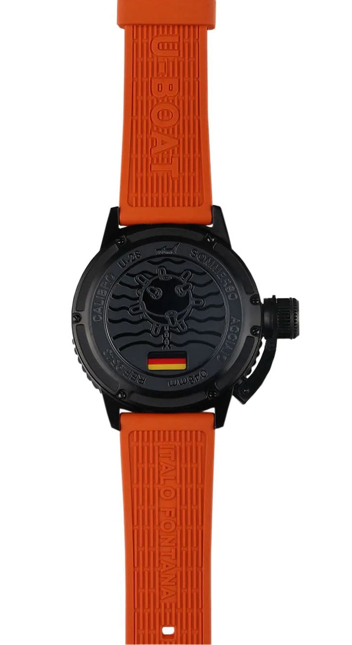 U-Boat Sommerso 46 DLC Aluminium Orange Bezel D 9543 Image 2