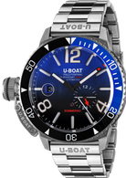 U-Boat Sommerso Ghiera Ceramica Bicolore Quadrante Blue Bracelet Watch 9519/MT Image 1