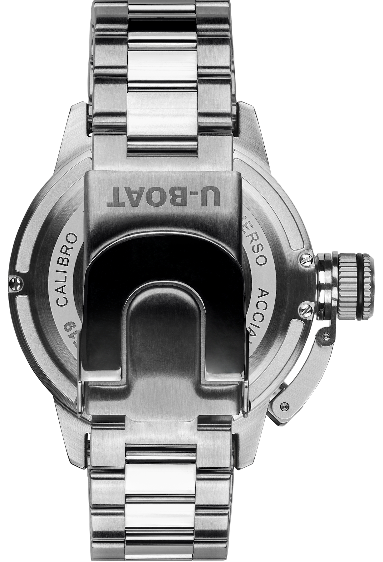 U-Boat Sommerso Ghiera Ceramica Bicolore Quadrante Blue Bracelet Watch 9519/MT Image 2