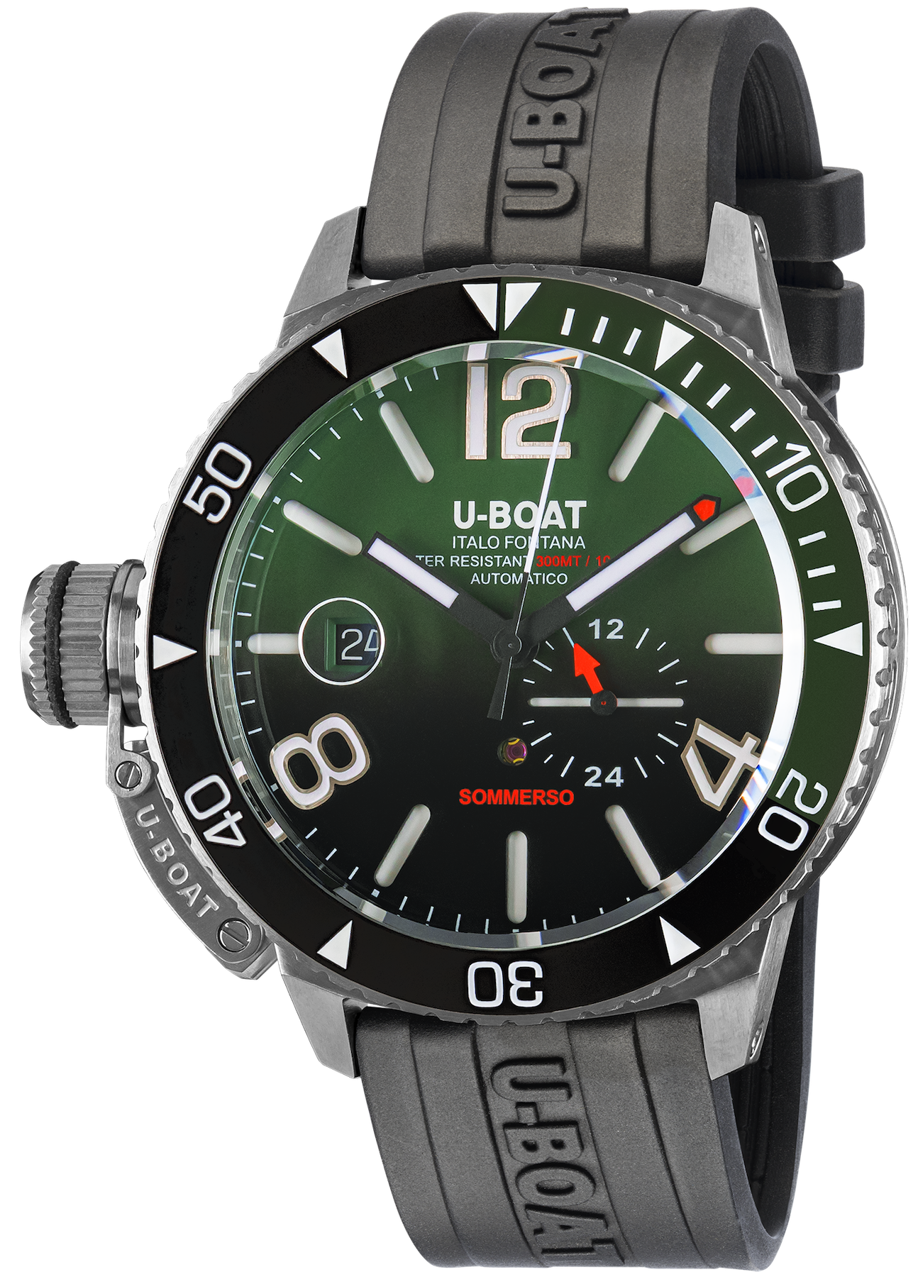 U-Boat Sommerso Ghiera Ceramica Bicolore Quadrante Green Watch 9520 Image 1