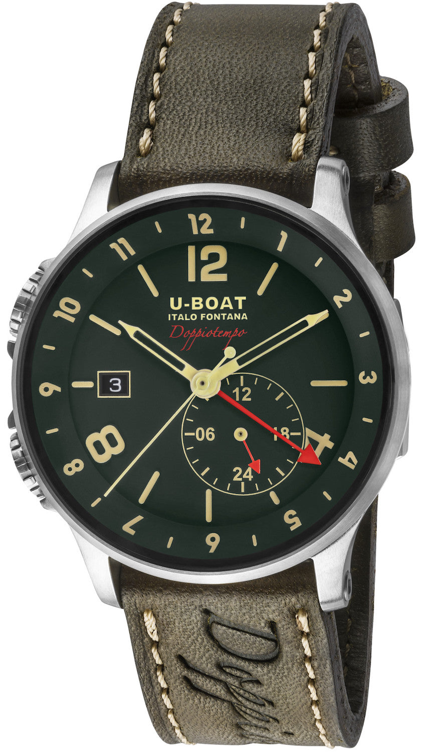 U-Boat Watch 1938 Doppio Tempo Green D 8500 Image 1